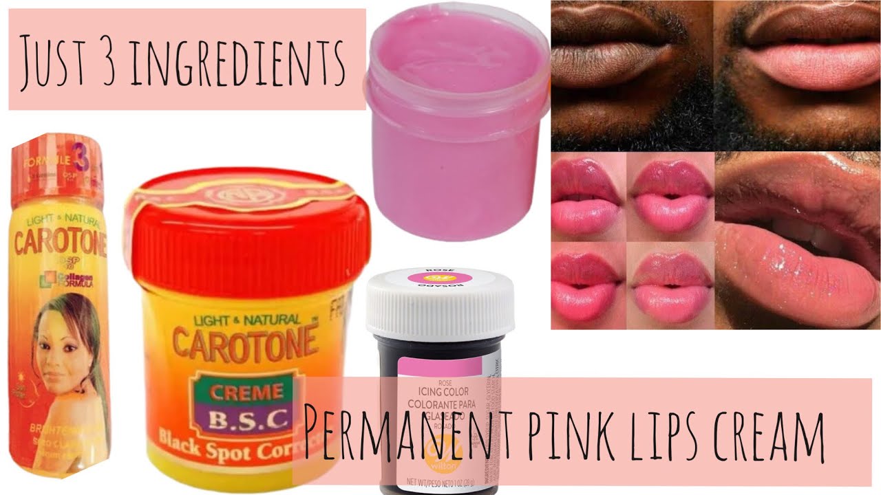HOW TO GET PERMANENT PINK LIPS IN 7 DAYS USING CAROTONE B S E OIL 