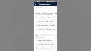 ASSIGNMENT 4 (PRINCIPLES OF CASTING TECHNOLOGY ) #education #nptel #views #exams #assignment
