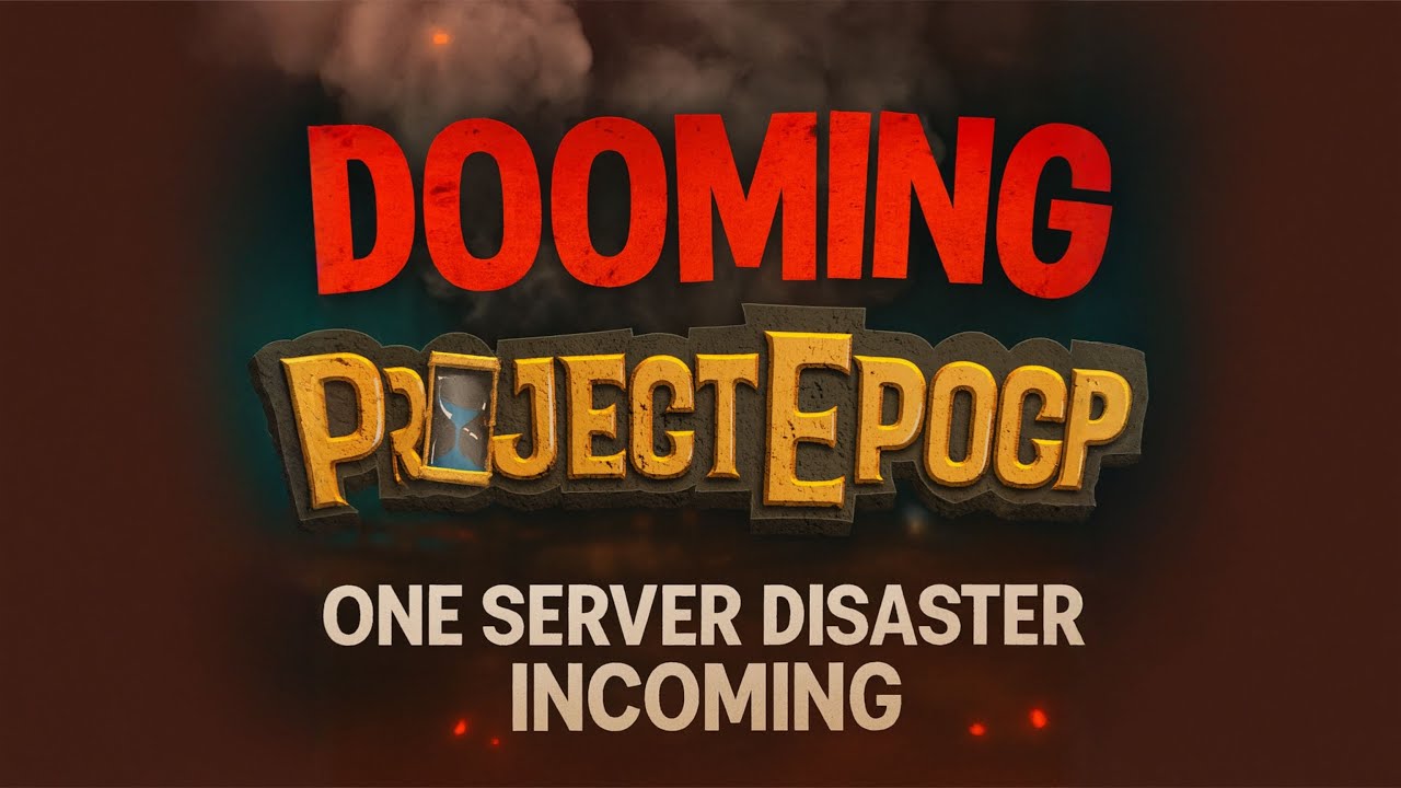 Disaster Incoming DOOMING Project Epoch’s Relaunch – One Server Disaster Incoming! - YouTube