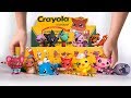 Kidrobot de crayola  crayons de couleurs et adorables animaux dans des sachets surprise