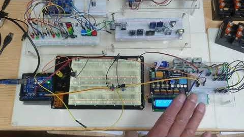 아두이노와 인체감지센서/부저/led/lcd표시테스트