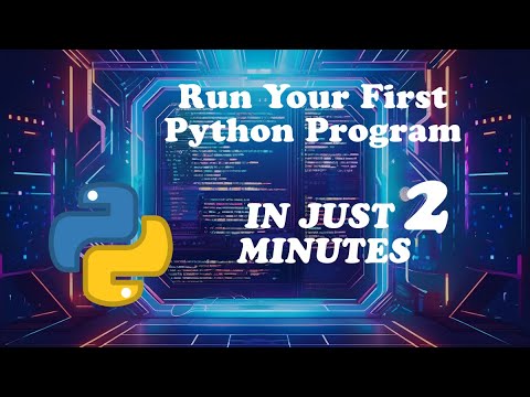 Run Your First Python Program | Python For Beginners - YouTube