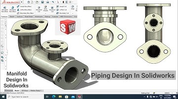 Solidworks Tutorials | Advance Piping Design In Solidworks | #solidworks | #autocad