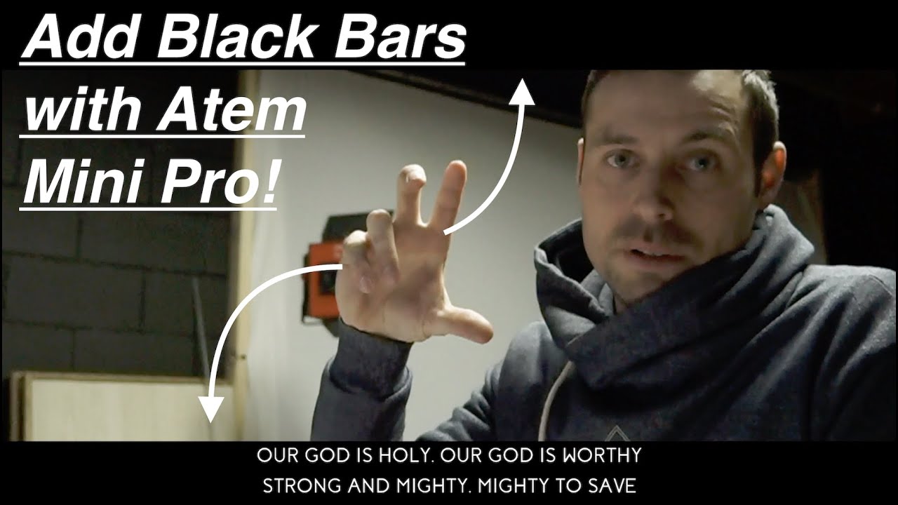 How to add black bars to your ATEM Mini Pro and change your aspect