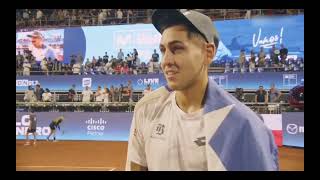 Alejandro Tabilo interview after Semi-Final win against Moutet at 2024 Chile Open