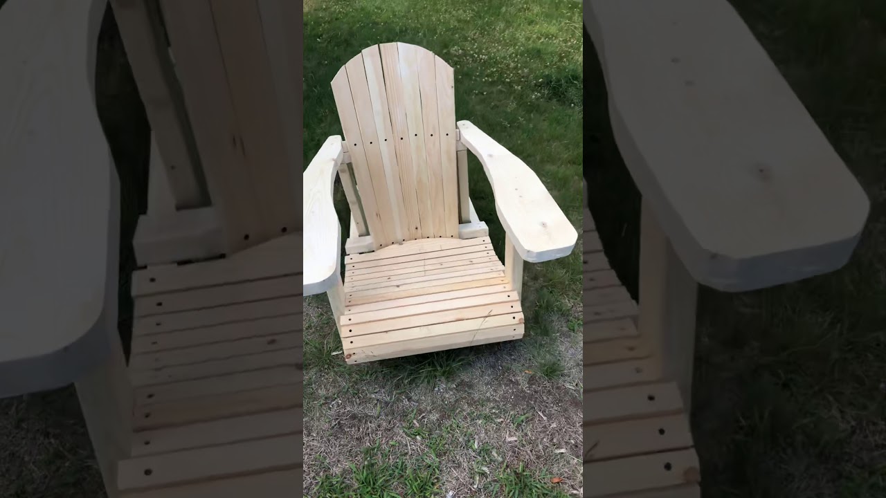 Adirondack Chairs And Toolbelt - YouTube