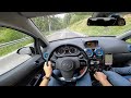 Straight Pipe Opel Corsa OPC - POV on Epic Mountain Road in Germany + Autobahn! LOUD Pops and Bangs!