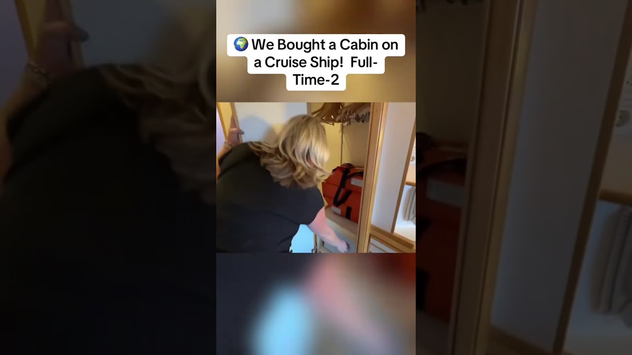 We Bought a Cabin on a Cruise Ship! Full-Time-2 #Shorts #user2211355925