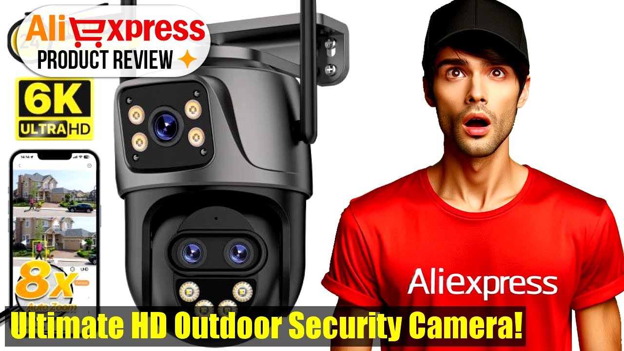 Boost Your Security with the 9MP 6K HD WiFi IP Camera! Ultimate Surveillance Technology