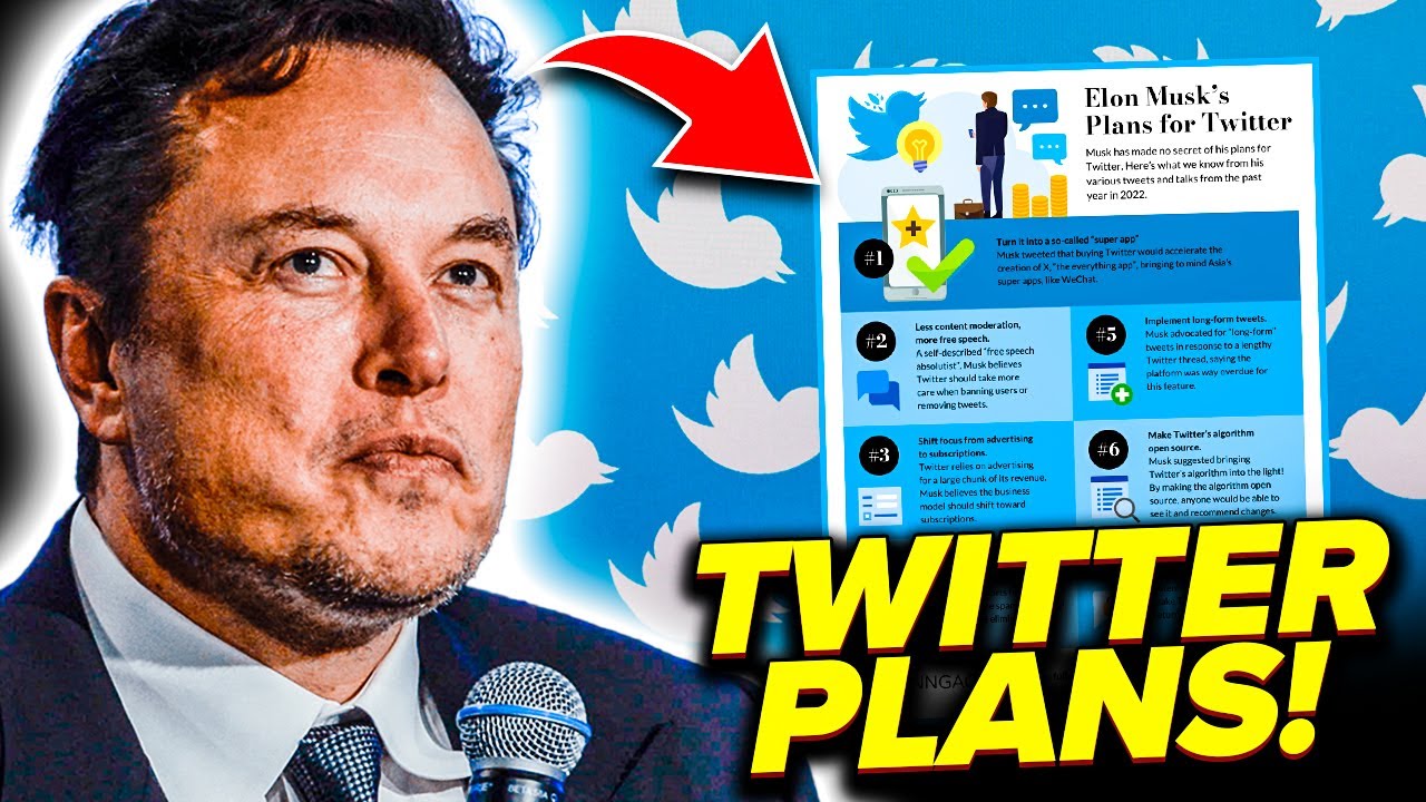 Elon Musk's UPCOMING Plans for Twitter! - YouTube