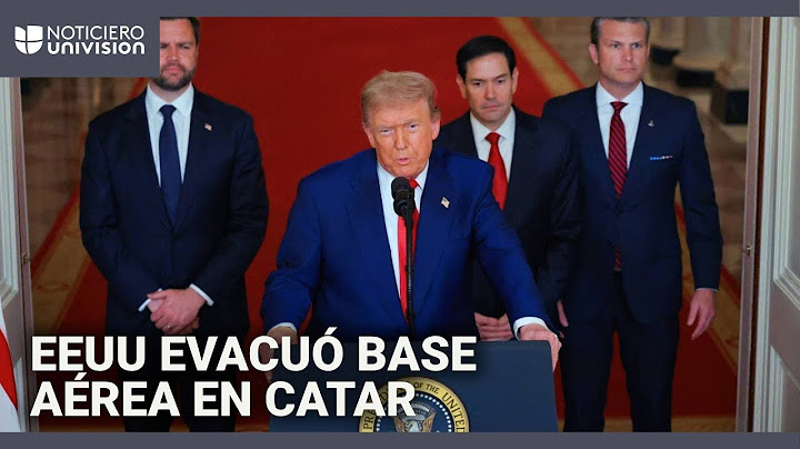 EEUU habría recibido aviso del ataque con misiles de Irán contra una base militar en Catar