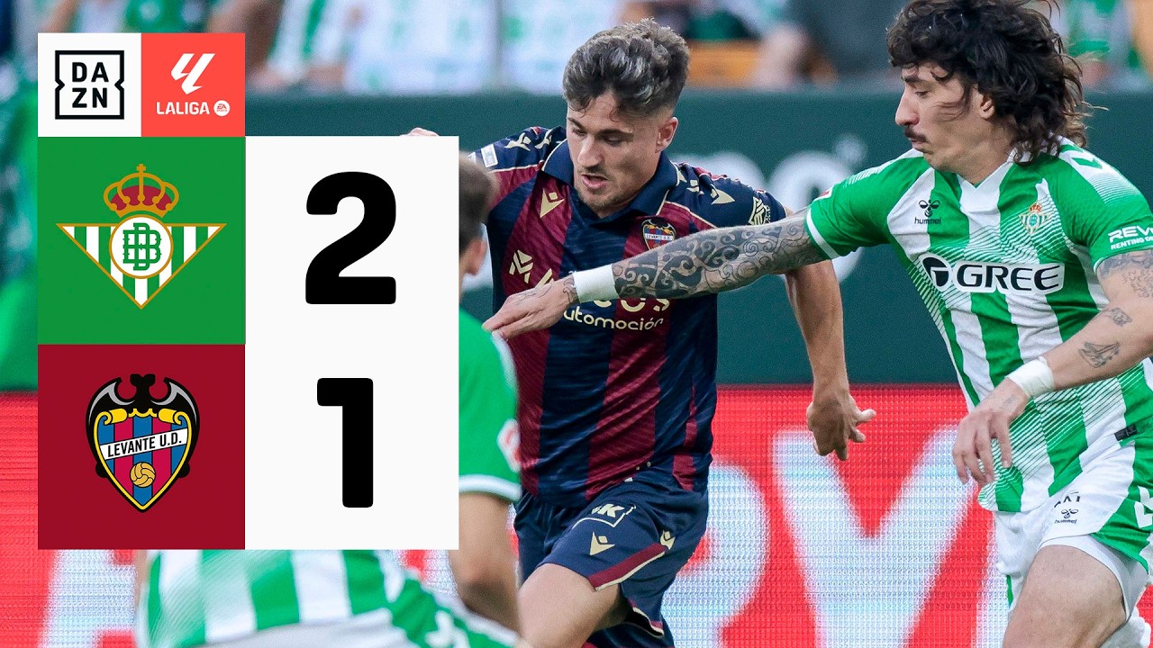 Real Betis vs Levante UD (2-1) | Resumen y goles | Highlights LALIGA EA ...