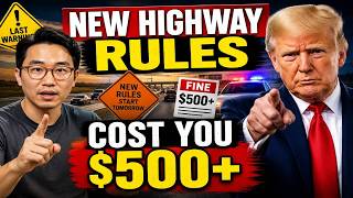 LAST WARNING: New Highway Rules Start TOMORROW Across America - Now Cost You Hundreds