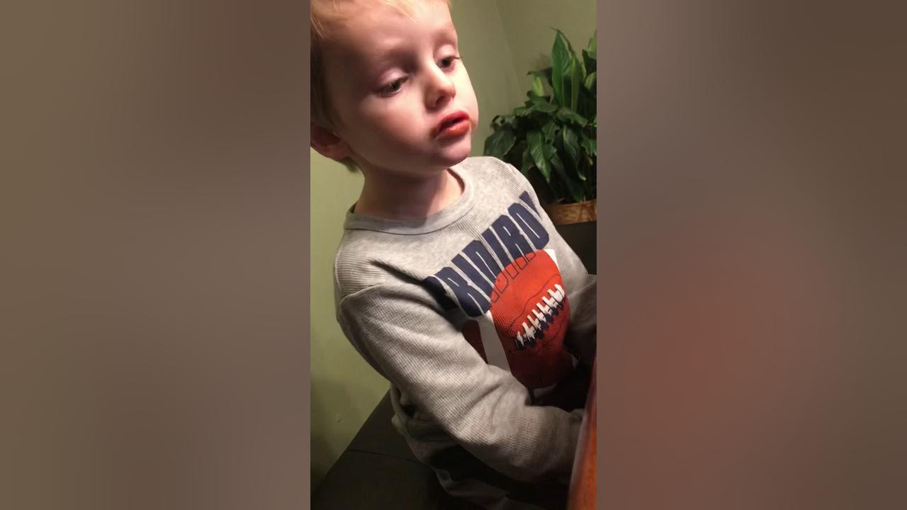 4 year old talking about babies/farts YouTube