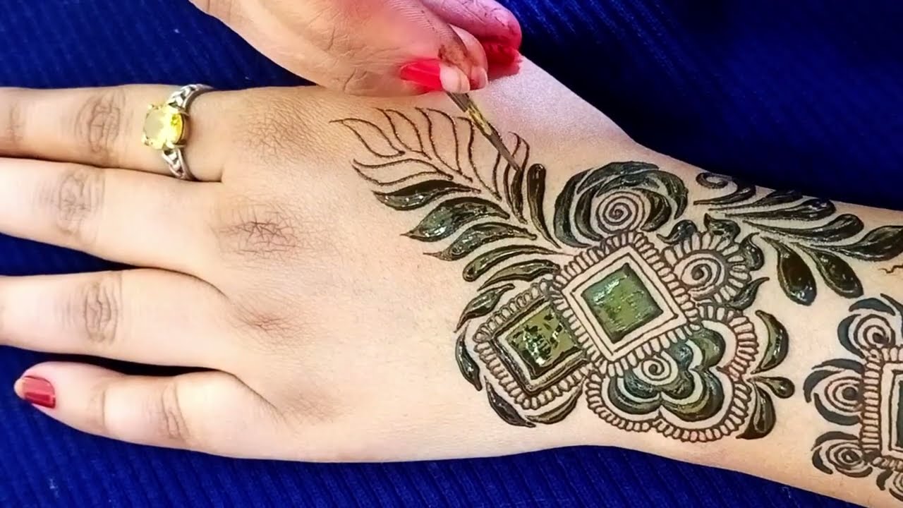 Eid spacial stylish mehndi design | mehndi design for hand | new mehandi design | easy mehndi design