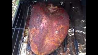 How to smoke a turkey breast. in todays cook we breast smoker.we used
charcoal grill ,and i show ways roast.an...