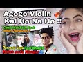 INDIAN REACTION to AGOGO VIOLIN cover KAL HO NA HO lagu bollywood dan prank orang Indonesia