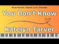 Katelyn Tarver - You Don