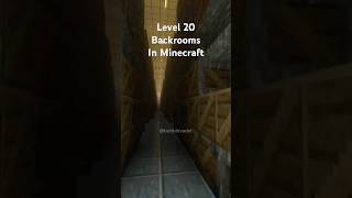 Backrooms Warehouse Level 20 #minecraft #minecraftbackrooms #backrooms #liminalspace