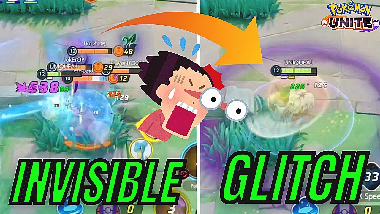 Invisible Glitch Spotted 😱 New Season New Glitch| Pokemon UNITE 