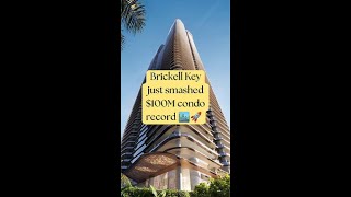 🏎️ Brickell Key just smashed a $100M condo record #shorts
