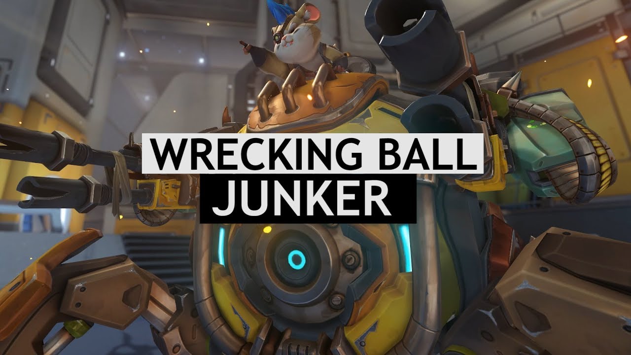 Overwatch: Hammond Junker Legendary Skin In-Game (Wrecking Ball)