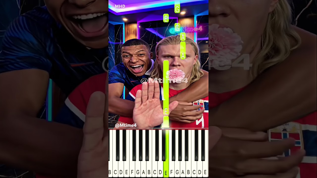 Haaland Really Became the Flower 🌸💀 @Mtime4 - Piano Tutorial