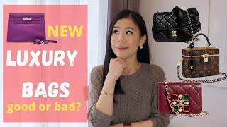 New Luxury Bags, Worth Buying? |Hermes Kelly Danse, Mini Lindy Louis Vuitton Vanity PM, Chanel Mini