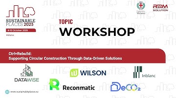 Workshop - Supporting circular construction through data-driven solutions