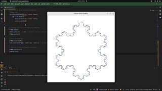 How to draw a colorful snowflake? how to create a symmetrical snowflake with python turtle
