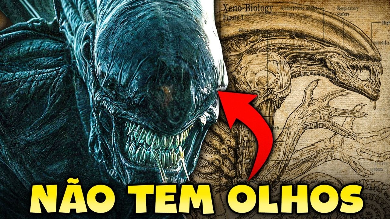 BIOLOGIA ALIEN: Como os Xenomorfos Enxergam sem Olhos? Todos os Segredos de sua Anatomia REVELADOS!