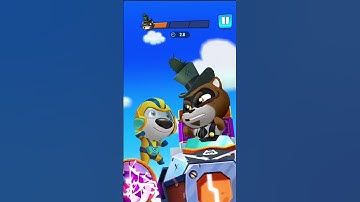 talking tom hero dash boss fight- IOS/android gameplay  #fypviral