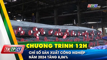 Chỉ số sản xuất công nghiệp năm 2024 tăng 8,06% | Cần Thơ TV