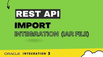 How to Import Integration with REST API in Oracle Integration 3, OIC 3 Import .iar file, Add Replace