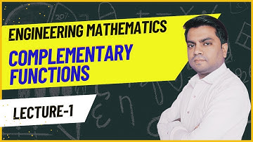 Complementary functions #engineering #mathematics #university #maths