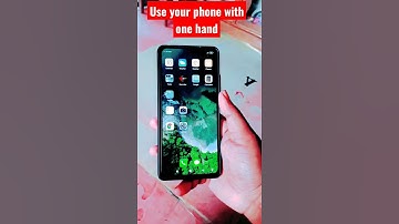 Redmi note 10 pro max one handed mode feature #shorts