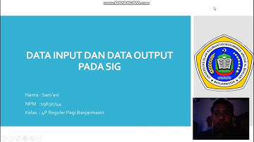 Persentasi Data Input dan Output Pada SIG