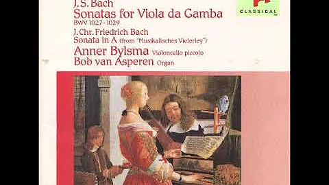 Bach: Sonata in G minor, BWV 1029 (Bylsma / van As...