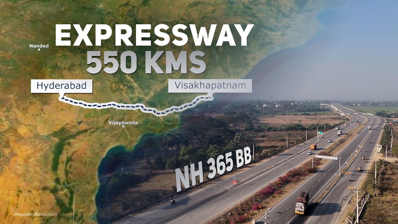 Hyderabad - Visakhapatnam Expressway 🚧 | High-Speed Highway Connecting Telangana & Andhra Pradesh