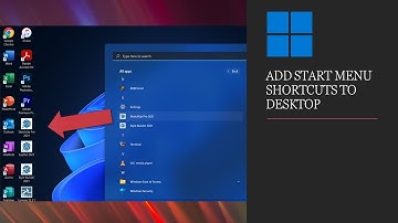 How to Add Start Menu Shortcuts to the Desktop for All Users