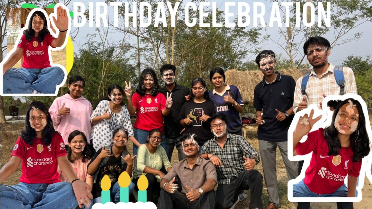 Logor birthday celebration 🥳🎉 ot popat hoi gol mur 😭😭