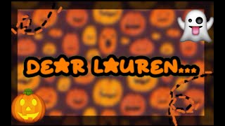 Dear Lauren... Pumpkinlattexo