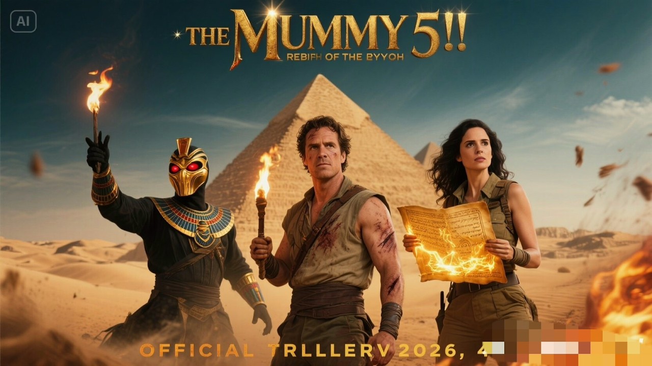The Mummy 5: Rebirth of the Pharaoh (2026)–First Trailer | Brendan Fraser, Rachel Weisz | Concept 4K
