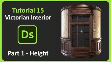 Substance Designer | Tutorial 15 - Victorian Interior | Part 1 - Height