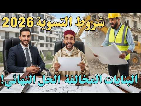 التسوية الجديدة 2026 شروط صارمة لحل مشكل البنايات الغير قانونية 