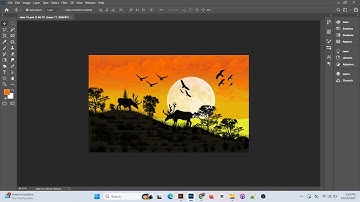 Photoshop Landscape Art | Simple Nature Design Tutorial