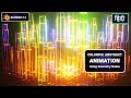 Blender 3.2 - Colorful abstract animation in blender(Using Geometry Nodes) | blender Hindi
