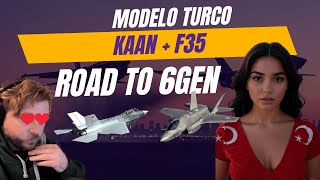¡KAAN + F-35: ¿Planea Turquía flota híbrida? ¡Revelado el modelo turco!
