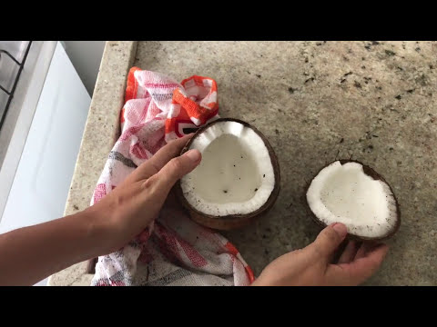 Vídeo: Como Abrir Um Coco Em Casa