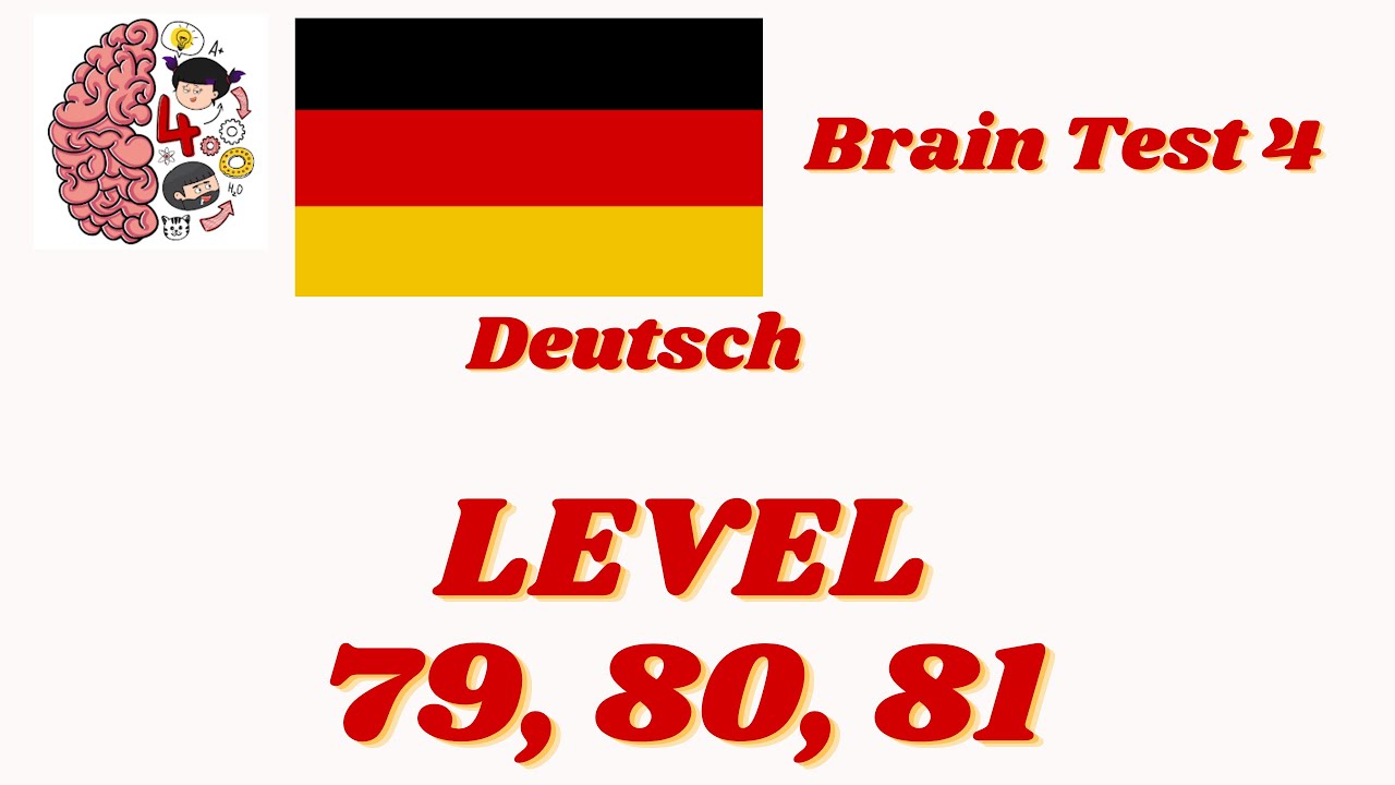 Brain Test 4 Level 79, 80, 81 Lösungen [Deutsch] - YouTube